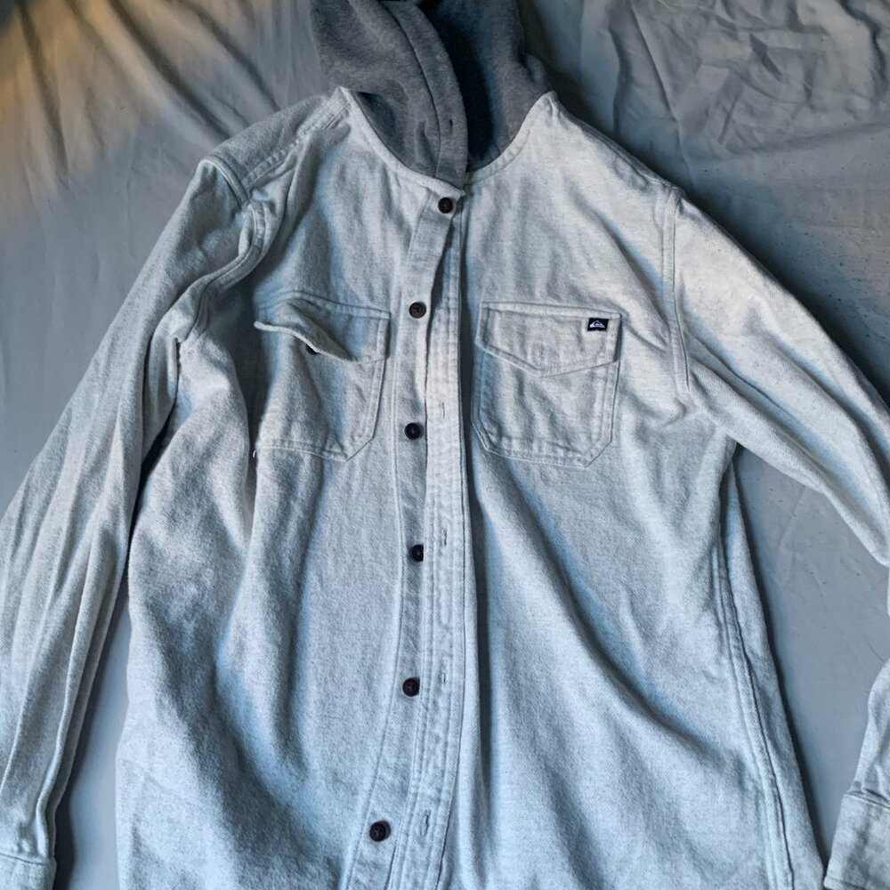 Shirt - Jacket - Quicksilver - Grey/White - Medium